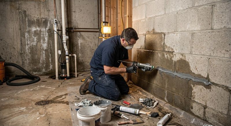 Basement Seepage Repair in Grand Rapids, MI