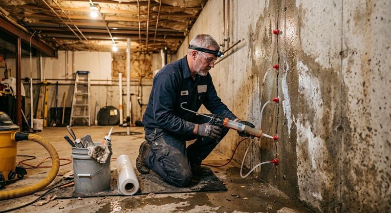 Basement Walls Waterproofing in Grand Rapids, MI