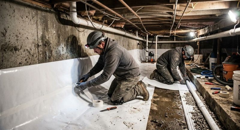 Cellar Waterproofing in Fredericksburg, VA