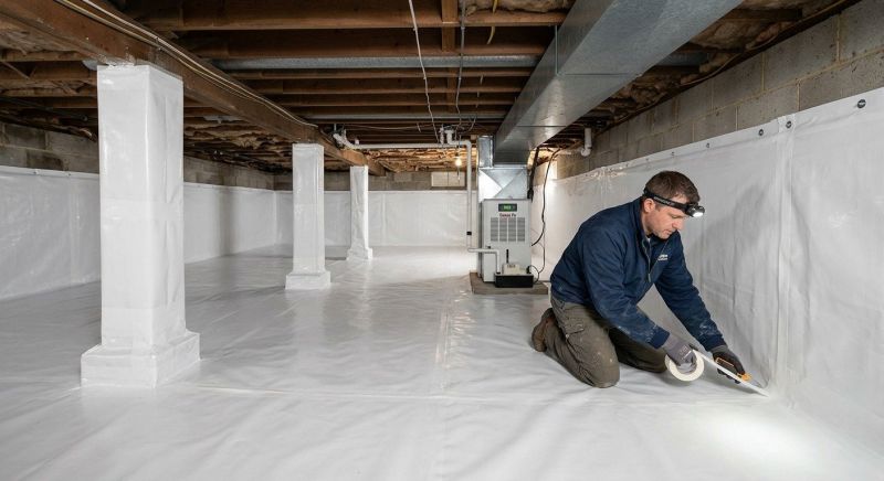 Crawlspace Sealing in Fredericksburg, VA