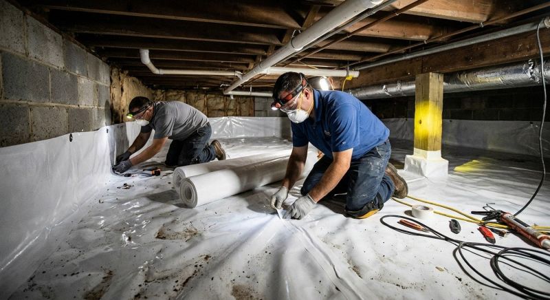 Crawlspace Waterproofing in Fredericksburg, VA