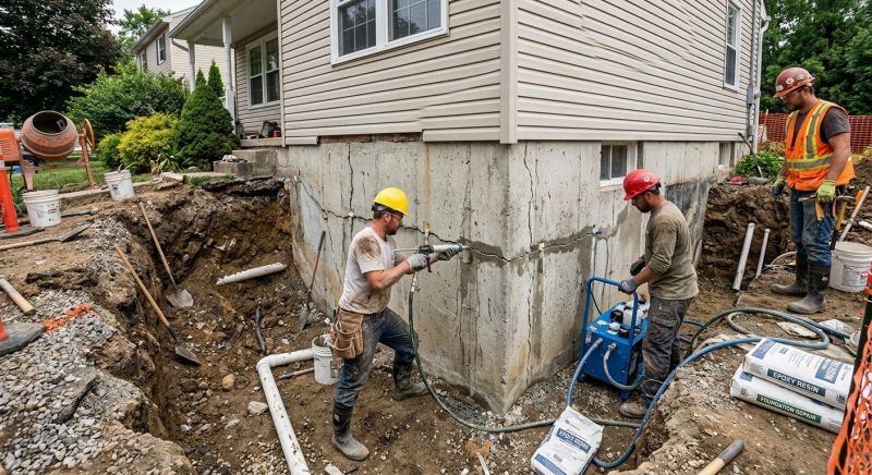 Leaking Foundation Repair in Greenville, SC